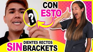 👇 𝗗𝗘𝗦𝗖𝗨𝗕𝗥𝗘 Como tener los dientes derechos SIN IR AL DENTISTA (Sin Brackets ni ORTODONCIA)