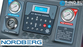 Станция для заправки автокондиционеров NORDBERG NF15, полуавтоматическая, 60 л/мин