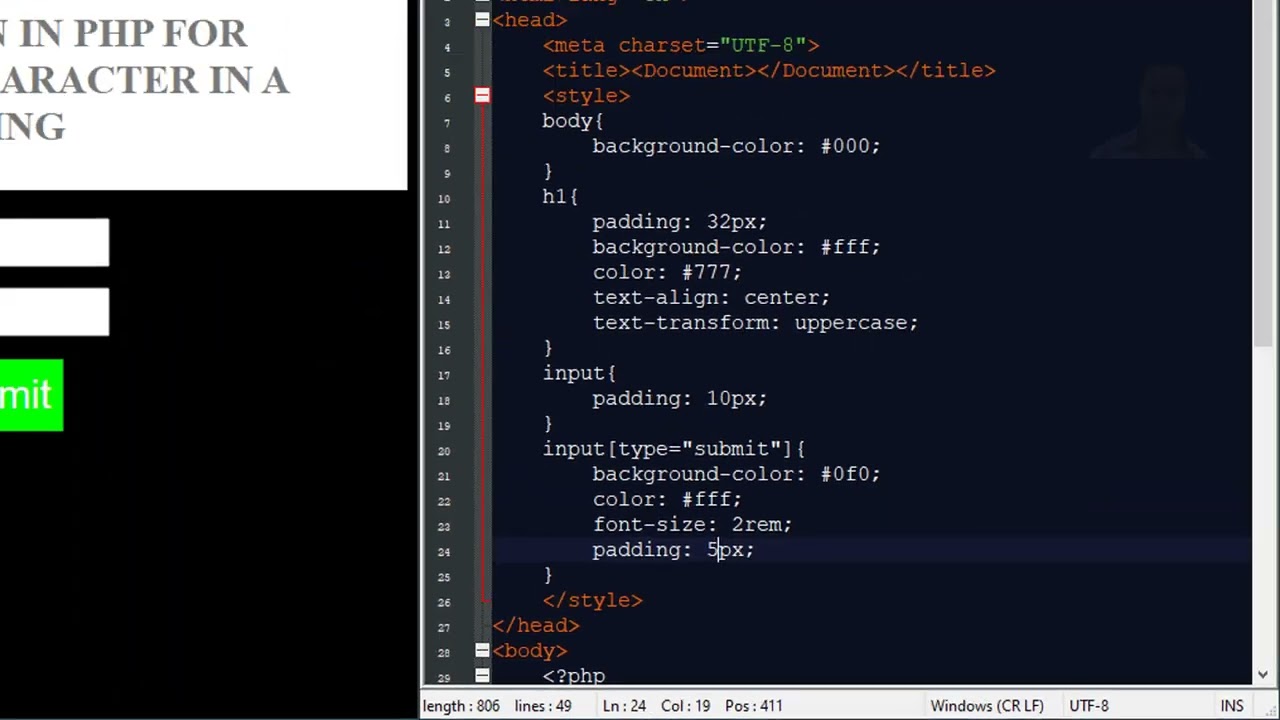 str_replace()  FUNCTION  IN PHP |  2022