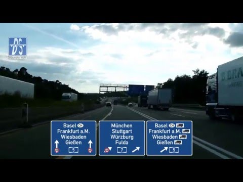 🇩🇪 A7: Kirchheimer Dreieck - Hattenbacher Dreieck - Kirchheimer Dreieck (2x)