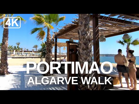 4K Walking Tour Portimão Algarve - Best Winter Sun Destination in Portugal