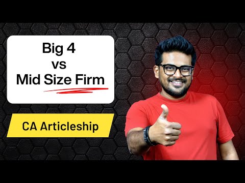 "Big 4 vs Mid-Size Firm? Pros & Cons Explained - CA Articleship!" #taxthalaiva #sept2025#cainter