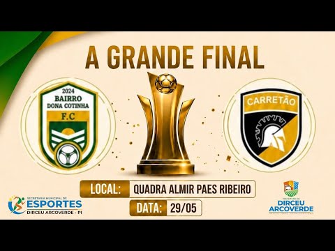 GRANDE FINAL CAMPEONATO MUNICIPAL DE FUTSAL DIRCEU ARCOVERDE-PI (MASCULINO LIVRE)