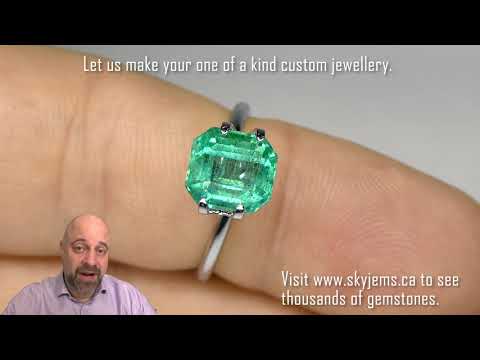 SOLD - 2.38ct Emerald Cut Emerald - E0207