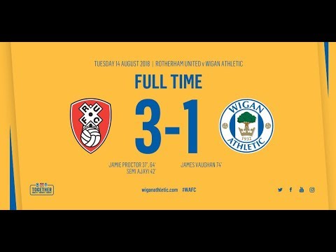 HIGHLIGHTS: Rotherham United 3 Wigan Athletic 1 - Carabao Cup Round One - 14/08/2018