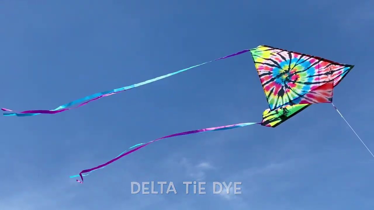 Létající drak Delta Tie Dye