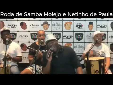(Roda de Samba) Molejo e Netinho de Paula Cantando Grandes Sucessos Pagode Anos 90
