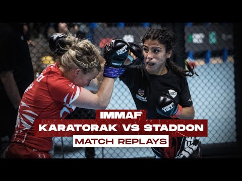 Karatorak vs. Staddon at 2022 MMA Euros | IMMAF Match Replays