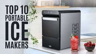 Top 10: Best Countertop Ice Makers of 2023 / Portable Nugget Ice Maker Machine, Ice Cube Maker