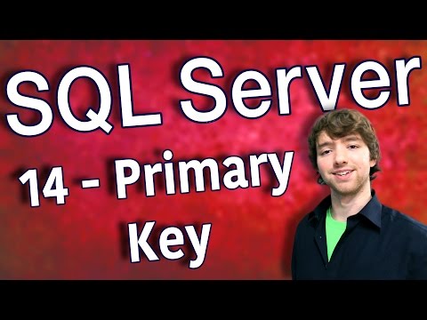 SQL Server 14 Primary Key