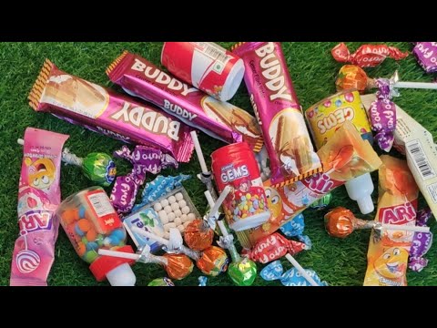 Satisfying video Candy and fruit toy asmr!Relaxing time pass Live 004