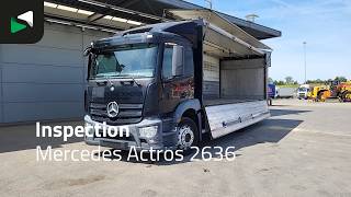 Camion furgon Mercedes-Benz Actros 2636 6X2 Lift+Steering Axle 2t Tailgate Full Air Euro 6 | Imagine 4 - Autoline