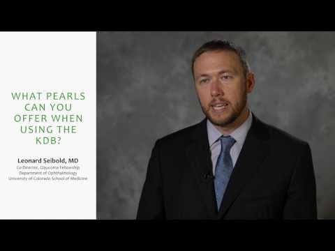 Pearls for the glaucoma patient using the Kahook Dual Blade.  Leonard Seibold, MD | Eye News TV