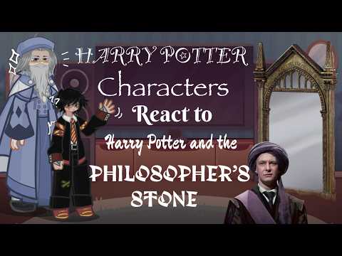 H☆ HP Characters react || Harry Potter & the Philosopher’s Stone || WIP 2 || Drarry ☆