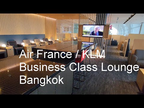 Sala de aula executiva da Air France KLM Bangkok 4K
