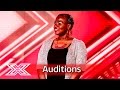 Abiola Allicock gives Simon the giggles | Auditions Week 1 | The X Factor UK 2016