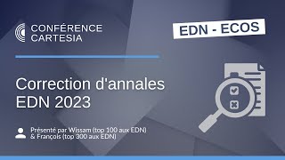 Correction d'annales - EDN 2023