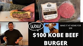 $100 Kobe Beef Burgers Taste Test