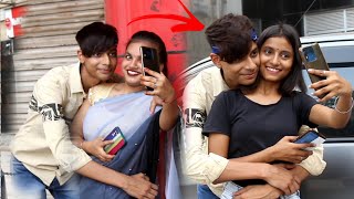 Romantic Selfie Prank On Cute Girl&#39;s 😍| Aryan romiyo