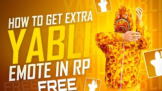 Free Emotes in pubg Mobile | Yablee Emote in Free | How to buy free emotea in pubg Mobile | Yabli