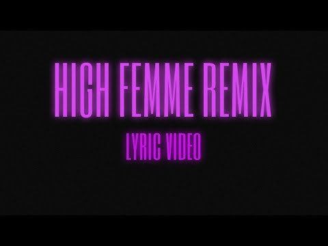 SINCLAIR - HIGH (Femme Remix) prod. @bl00dyev  [Official Lyric Video]