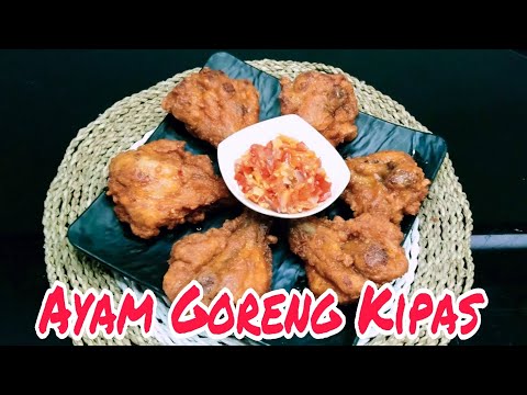 Ayam Goreng Kipas Viral, Resep Dari Esterlita Alexander, Kriukk, Gurih, Enak Banget.