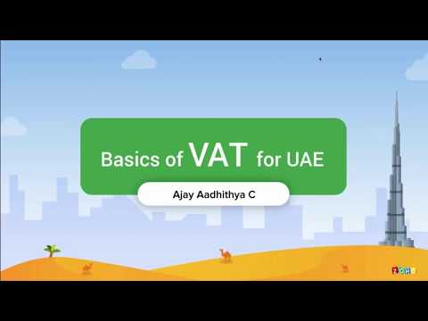 Webinar on Basics of VAT for UAE