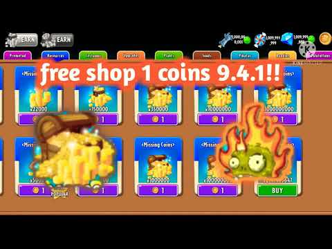 Pvz2 free shop 1 coins 9.4.1 link download🔥🤑