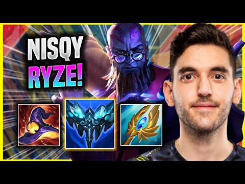 NISQY IS INSANE WITH RYZE! - FNC Nisqy Plays Ryze MID vs Anivia! | Patch 11.22