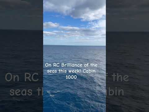 Thumbnail for View from our Cabin Balcony on Royal Caribbean Brilliance of the seas. Cabin 1000 #royalcaribbean