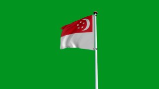 Download lagu singapore flag waving green screen 4k free download mp3