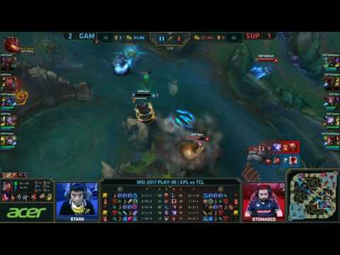 GAM vs SUP Game 4 Highlights - MSI 2017 - Gigabyte Marines vs. SuperMassive