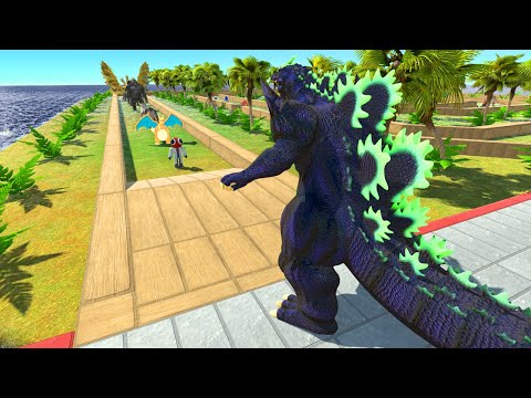 Super Godzilla Death Run in Animal Battle Revolt Simulator