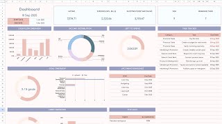 ADHD Planner Spreadsheet Template for Google Sheets & Excel