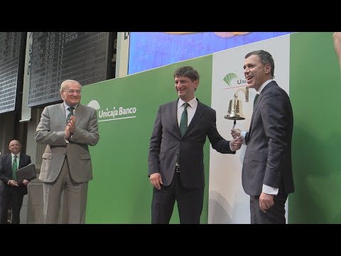 Unicaja sube un 9,1% en su debut en la Bolsa