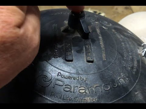 Replacing Paramount infloor valve head. Repair Self cleaning pool Jandy similar in floor not working