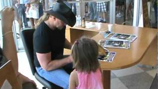 Trace Adkins With Little Mackenzie At Roger Dean Chevrolet 4/23/11 West Palm Beach