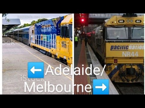 Australia's Interstate Passenger Trains ~ Adelaide, Sth Aust, ⬅️➡️ Melbourne, VIC, "The Overland"
