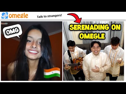 Serenading My Indian Crush on OMEGLE | HARANA SA OMETV