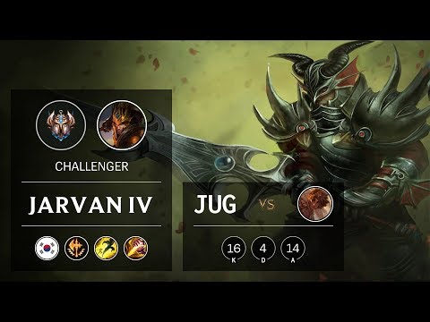 Jarvan IV Jungle vs Taliyah - KR Challenger Patch 9.10