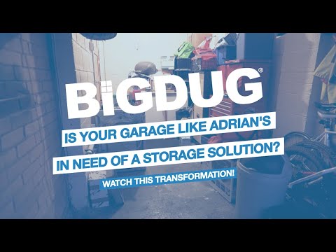 BiGDUG's Garage Corner Shelving Storage Kit, saving you space, time and money - MEGA DEAL!