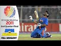 India Vs Australia 2011 Yuvraj Raina Seal Famous Win Quarter Final Highlights