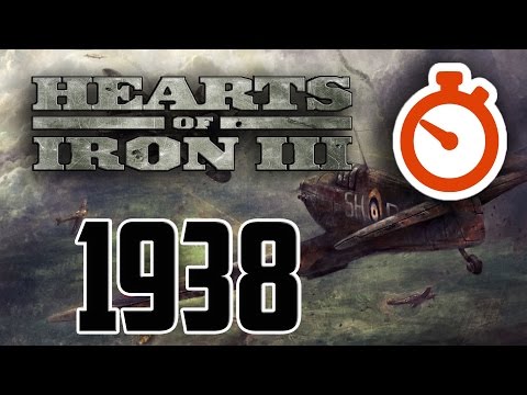 Hearts Of Iron 3 Timelapse - The Gathering Storm 1938 Scenario