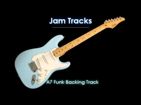 Mixolydian Funk Backing Track (A7)