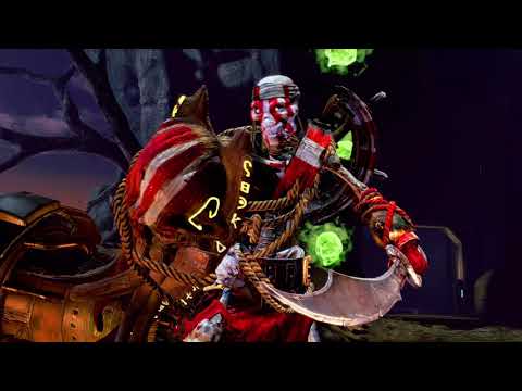 Killer instinct Spinal vs Sadira Hisako Scary theme Combos Skins Intros 4k HDR