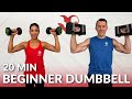 20 Min Beginner Dumbbell Full Body Workout At Home Strength Training