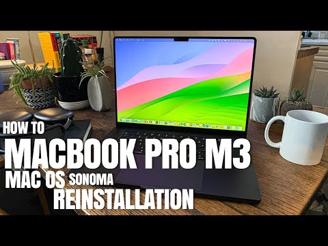 How to  ReInstall macOS Sonoma on your MacBook pro M3,M2#2024