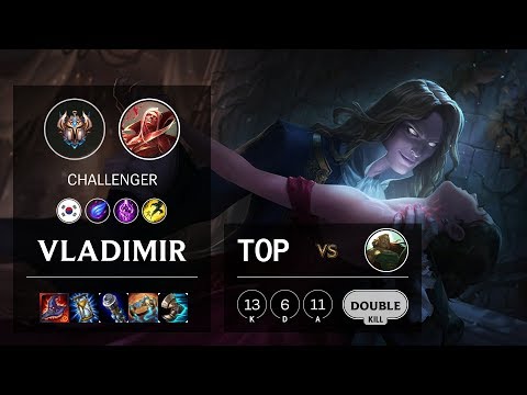 Vladimir Top vs Illaoi - KR Challenger Patch 10.4