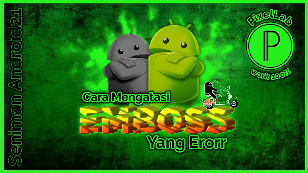 Cara mengatasi EMBOSS yang error di Aplikasi PixelLab