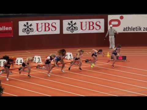 Hallen-SM Nachwuchs 2017: Final 60 m Frauen U18
